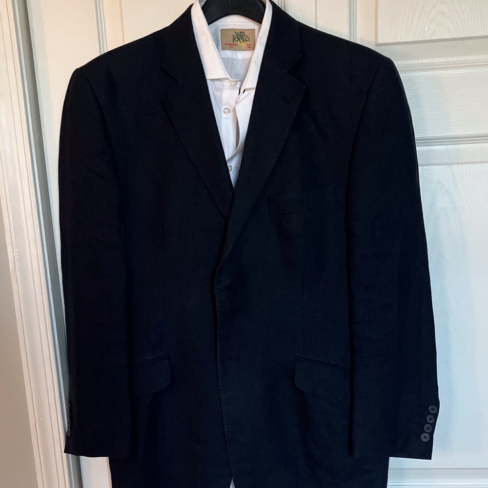 Men's Navy Linen suit